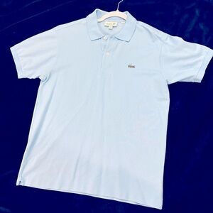 Lacoste Polo Shirt, Classic Fit, Light Blue, Medium